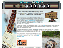 Tablet Screenshot of grouseguitars.com